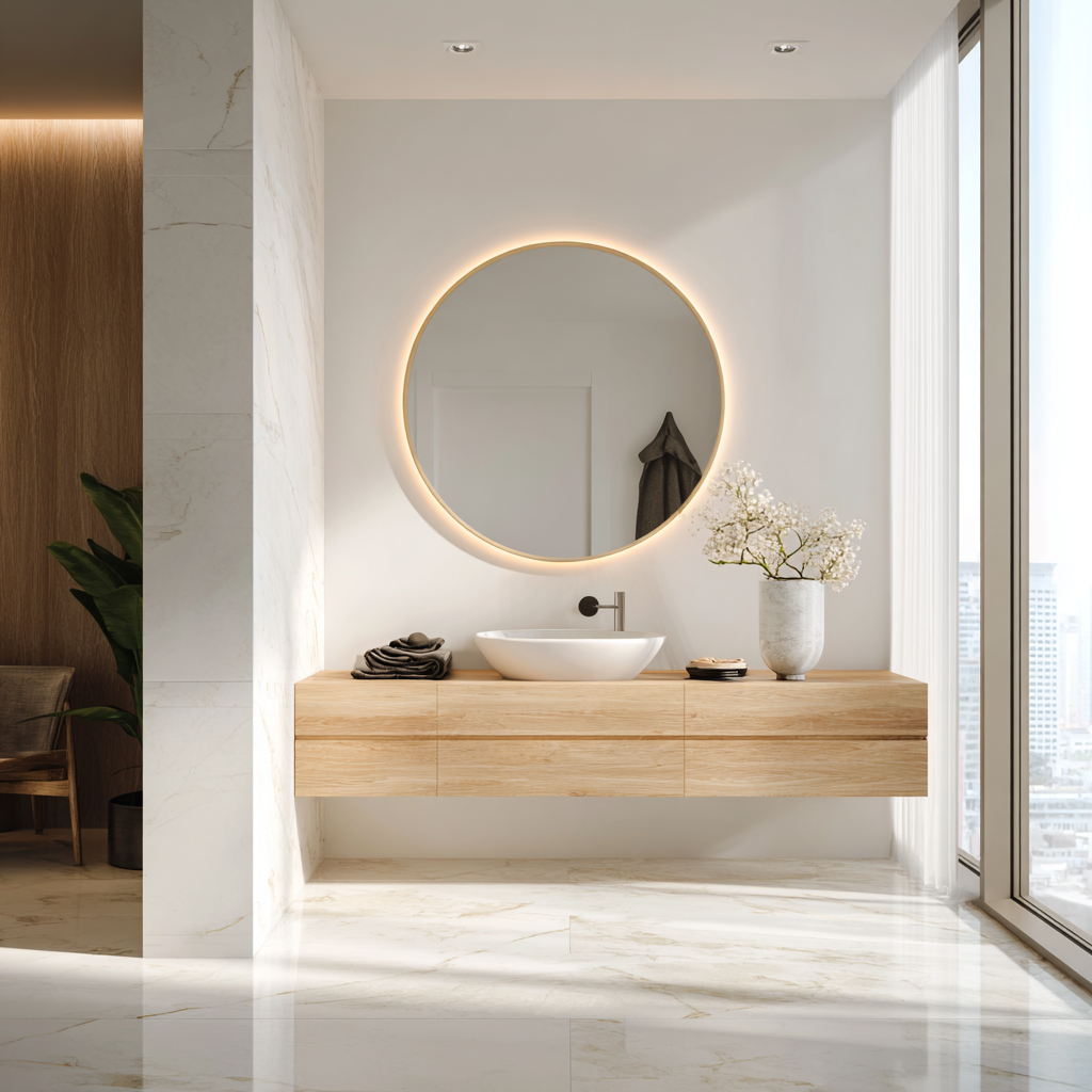 u5795776335 modern minimalist bathroom interior with clean wh 4ac342e4 57f3 4416 b2a8 84c86749847c 0 u5795776335 modern minimalist bathroom interior with clean wh 4ac342e4 57f3 4416 b2a8 84c86749847c 0